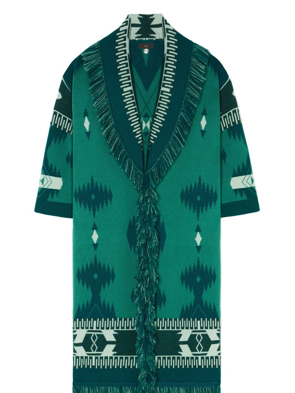 Cheap cardigan patterned-jacquard Alanui Women virgin-wool 0719